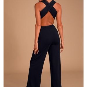 NWT Lulus Thinking Outloud Jumpsuit